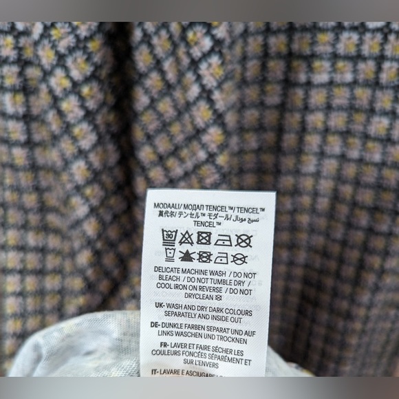 Boden Frill Detail‎ Jersey Midi Dress Sz 14 R Bloom Bud Stretch  NWOT - Picture 6 of 7